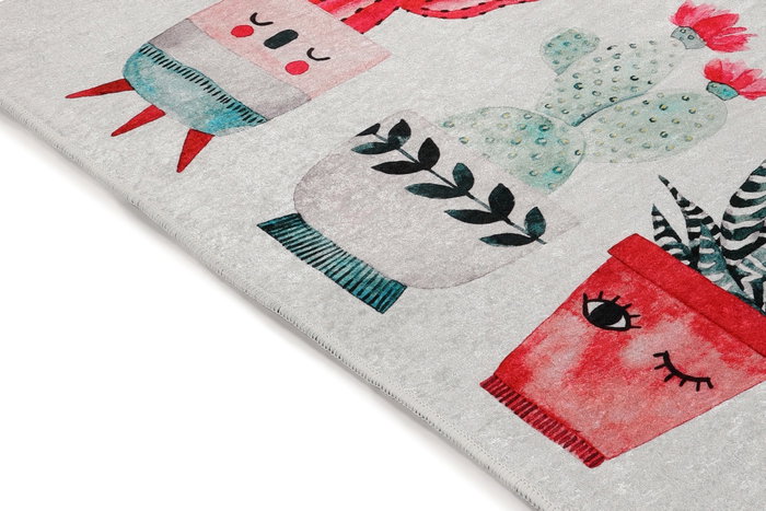 Conceptum Alfombra Happy Cactus DJT Multicolor 60 x 90 cm Conceptum Alfombra Happy Cactus DJT Multicolor 60 x 90 cm